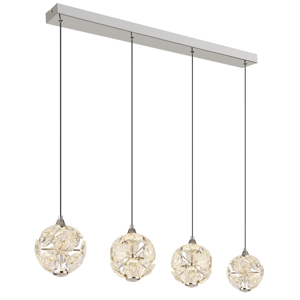 Globo Virina Hanglamp LED Chroom, 1-licht main product photo