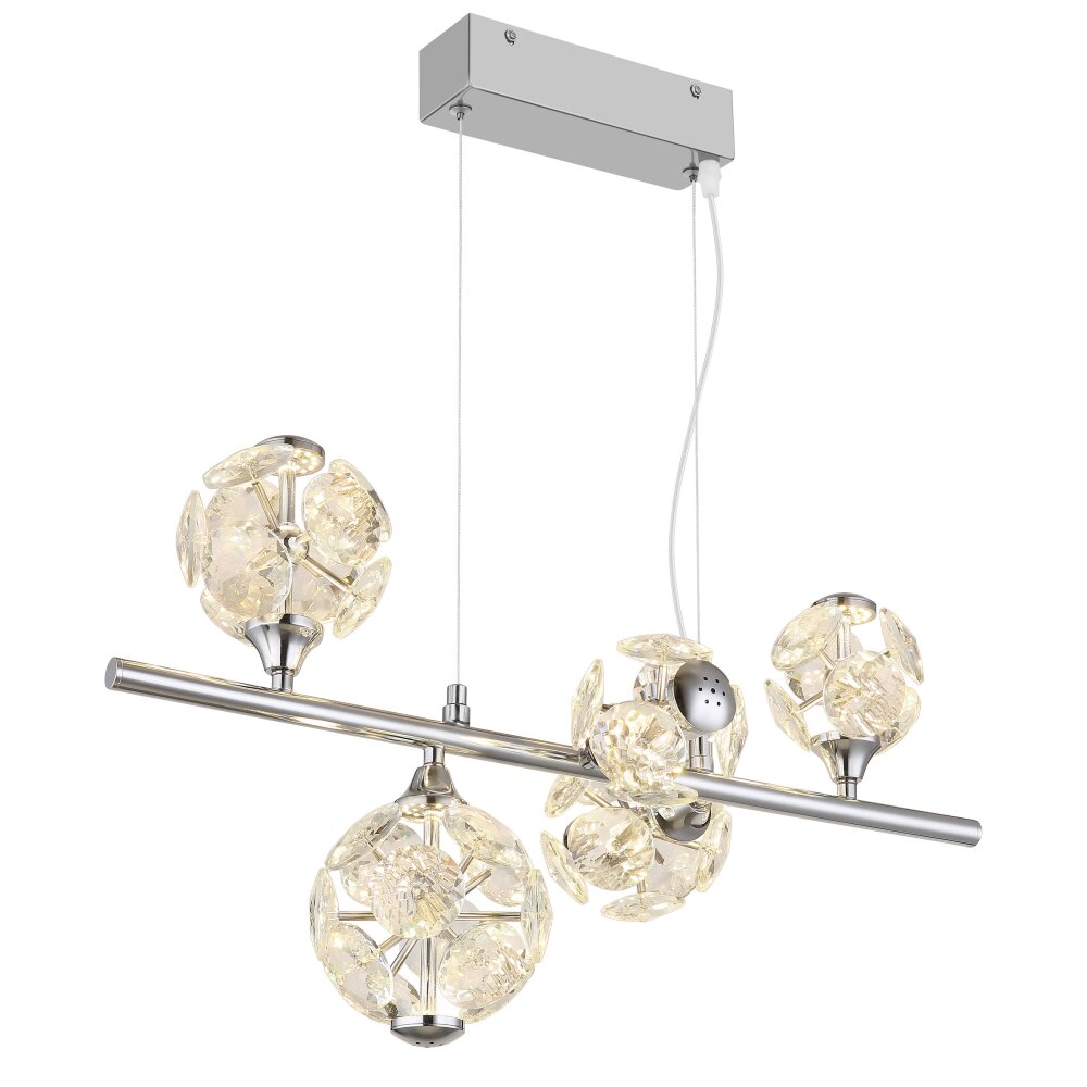 Globo Virina Hanglamp LED Chroom, 1-licht main product photo