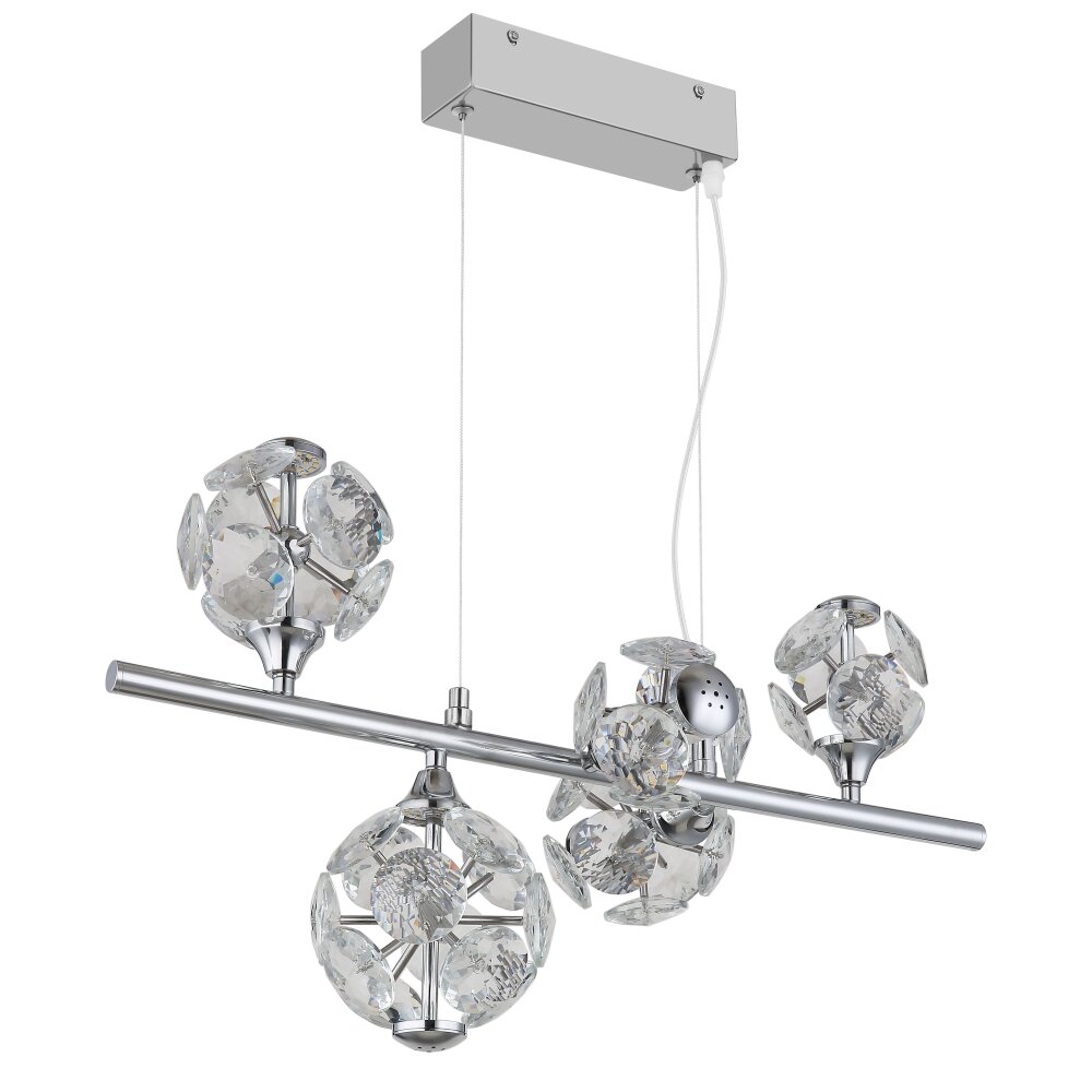 Globo Virina Hanglamp LED Chroom, 1-licht