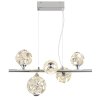 Globo Virina Hanglamp LED Chroom, 1-licht