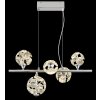 Globo Virina Hanglamp LED Chroom, 1-licht