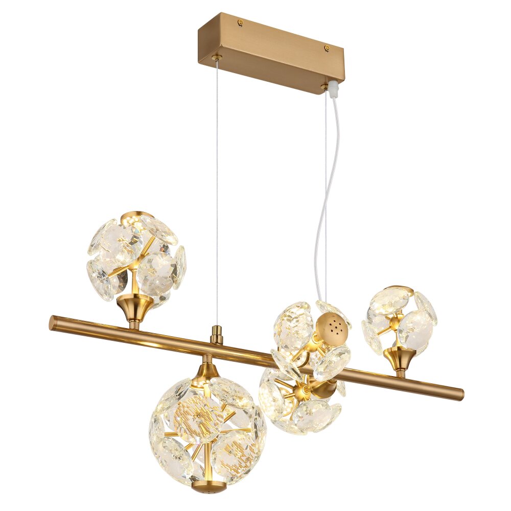 Globo Virina Hanglamp LED Goud, 1-licht main product photo