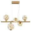 Globo Virina Hanglamp LED Goud, 1-licht