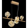 Globo Virina Hanglamp LED Goud, 1-licht