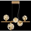Globo Virina Hanglamp LED Goud, 1-licht
