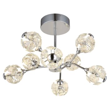 Globo Virina Plafondlamp LED Chroom, 1-licht