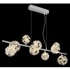 Globo Virina Hanglamp LED Chroom, 1-licht
