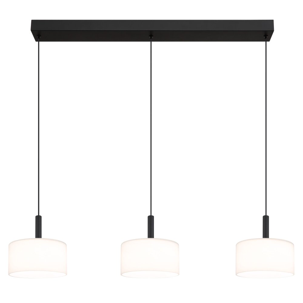 Globo Trenton Hanglamp LED Zwart, 1-licht