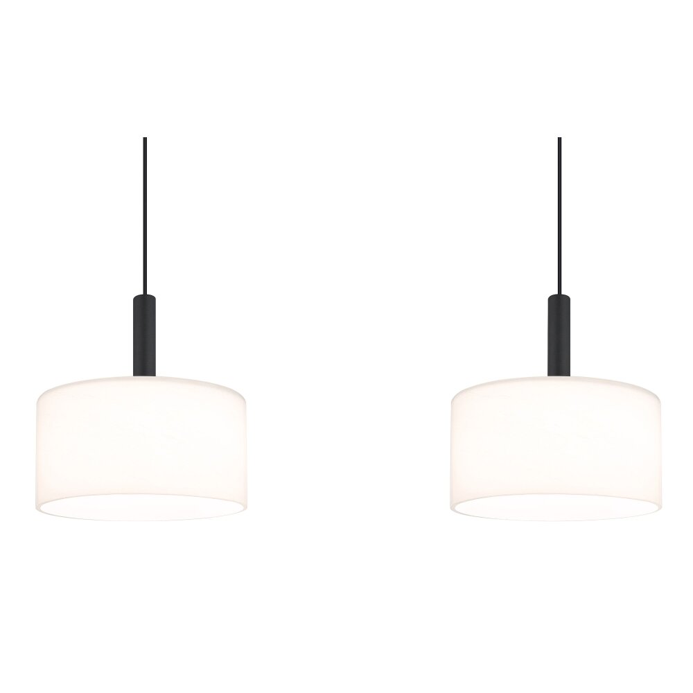 Globo Trenton Hanglamp LED Zwart, 1-licht