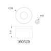 Globo Trenton Plafondlamp LED Zwart, 1-licht