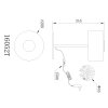Globo Trenton Tafellamp LED Zwart, 1-licht