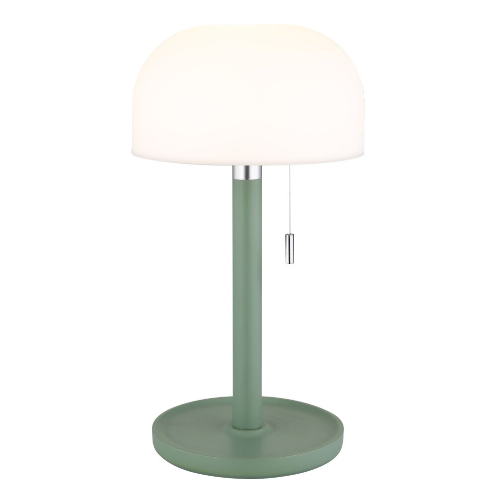 Paddenstoel look Globo Norman Tafellamp LED Groen, 1-licht main product photo