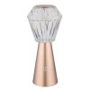 Globo Polimi Tafellamp LED Champagne, 1-licht, Kleurwisselaar
