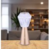Globo Polimi Tafellamp LED Champagne, 1-licht, Kleurwisselaar