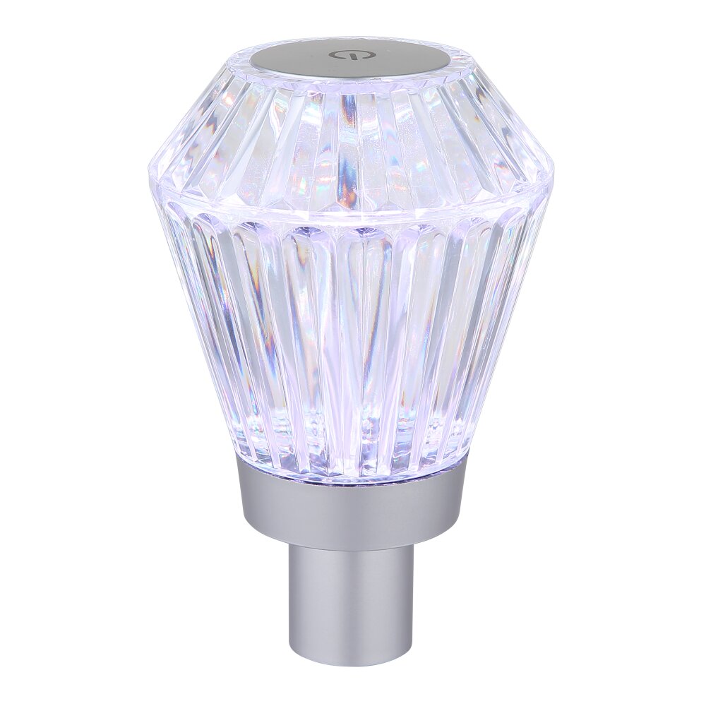 Globo Polimi Tafellamp LED Zilver, 1-licht, Kleurwisselaar main product photo