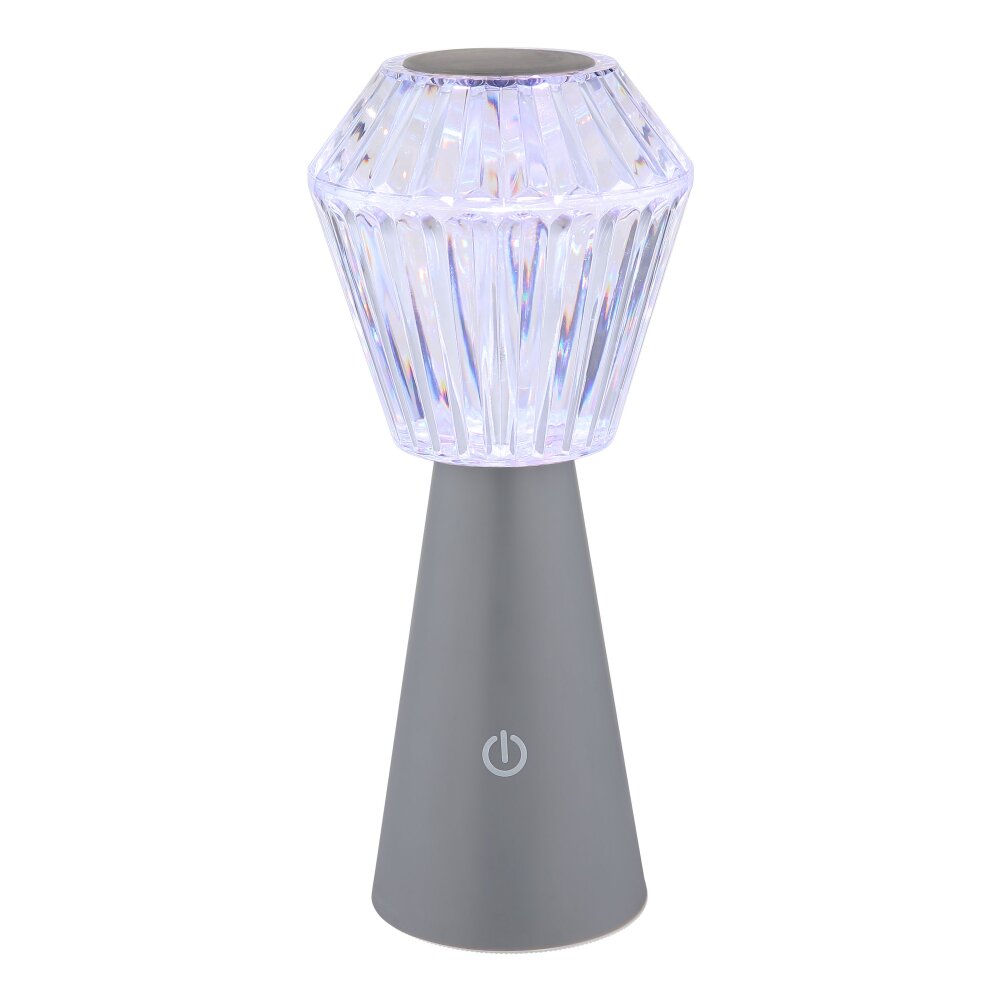 Globo Polimi Tafellamp LED Zilver, 1-licht, Kleurwisselaar main product photo