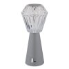 Globo Polimi Tafellamp LED Zilver, 1-licht, Kleurwisselaar