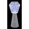Globo Polimi Tafellamp LED Zilver, 1-licht, Kleurwisselaar