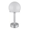 Globo Haku Tafellamp LED Zilver, 1-licht