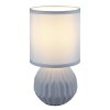 Globo Sylas Tafellamp Blauw, 1-licht