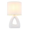 Globo Triangle Tafellamp Wit, 1-licht