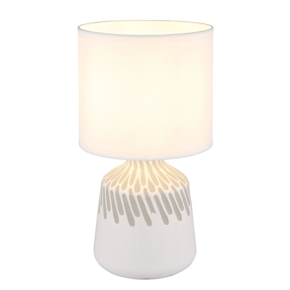 Globo Rela Tafellamp Wit, 1-licht main product photo