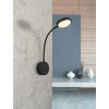 Globo Pegasi Wandlamp LED Zwart, 1-licht