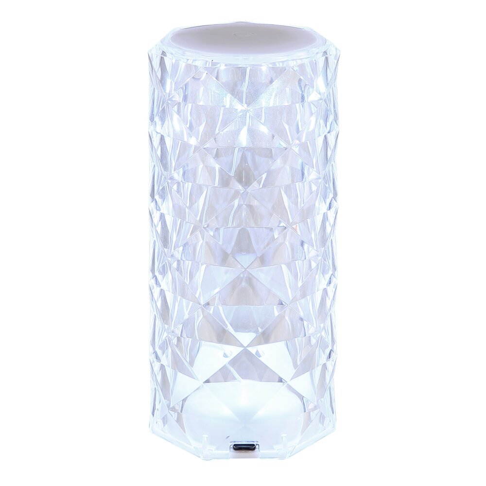 Globo Gixi Tafellamp LED Zilver, Transparant, Helder, 1-licht, Kleurwisselaar main product photo