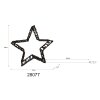 Globo Stara deco licht LED Transparant, Helder, Wit, 100-lichts