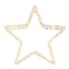 Globo Stara deco licht LED Transparant, Helder, Wit, 100-lichts