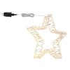 Globo Stara deco licht LED Transparant, Helder, Wit, 100-lichts