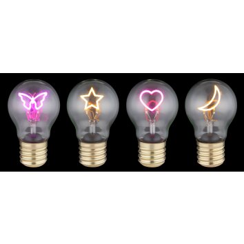 Globo Lumi Tafellamp LED Goud, Zwart, 1-licht Globo Lumi Tafellamp LED Goud, Zwart, 1-licht