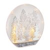 Globo Winteria deco licht LED Zilver, Transparant, Helder, Wit, 12-lichts