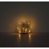 Globo Winteria deco licht LED Zilver, Transparant, Helder, Wit, 12-lichts