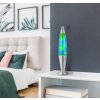 Lavalamp  Globo Etna lavalamp, Tafellamp LED Zilver, 1-licht