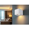 Globo Veronika Wandlamp LED Wit, 1-licht, Bewegingsmelder