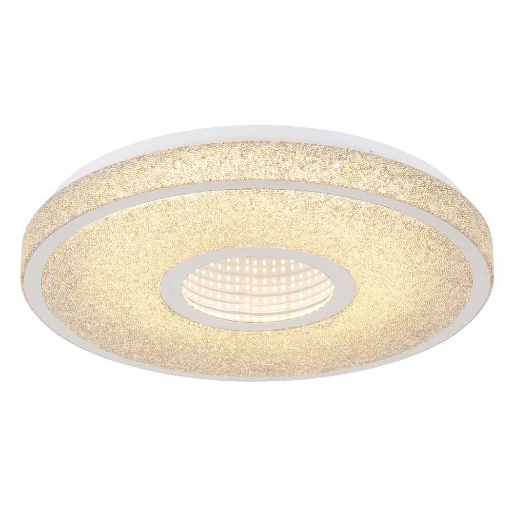 Globo Astania Plafondlamp LED Chroom, Wit, 1-licht main product photo