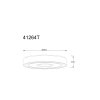 Globo Astania Plafondlamp LED Wit, 1-licht
