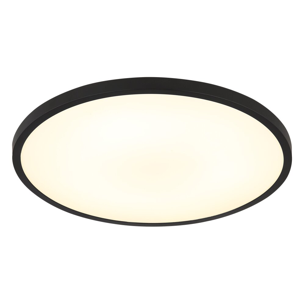 Globo Nielsen Plafondlamp LED Zwart, 1-licht main product photo