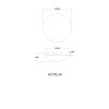 Globo Patricia Plafondlamp LED Wit, 1-licht