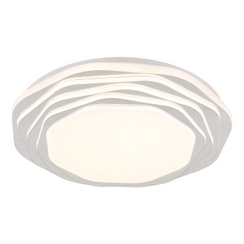 Globo Flordelis Plafondlamp LED Wit, 1-licht
