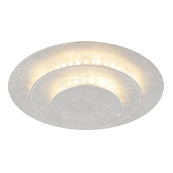 Globo Heda Plafondlamp LED Zilver, 1-licht