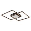 Globo Saunders Plafondlamp LED Zwart, 1-licht, Afstandsbediening