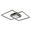 Globo Saunders Plafondlamp LED Zwart, 1-licht, Afstandsbediening