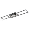 Globo Saunders Plafondlamp LED Zwart, 1-licht, Afstandsbediening