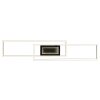 Globo Saunders Plafondlamp LED Zwart, 1-licht, Afstandsbediening