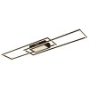Globo Saunders Plafondlamp LED Zwart, 1-licht, Afstandsbediening