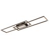 Globo Saunders Plafondlamp LED Zwart, 1-licht, Afstandsbediening