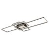 Globo Saunders Plafondlamp LED Zwart, 1-licht, Afstandsbediening