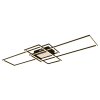 Globo Saunders Plafondlamp LED Zwart, 1-licht, Afstandsbediening
